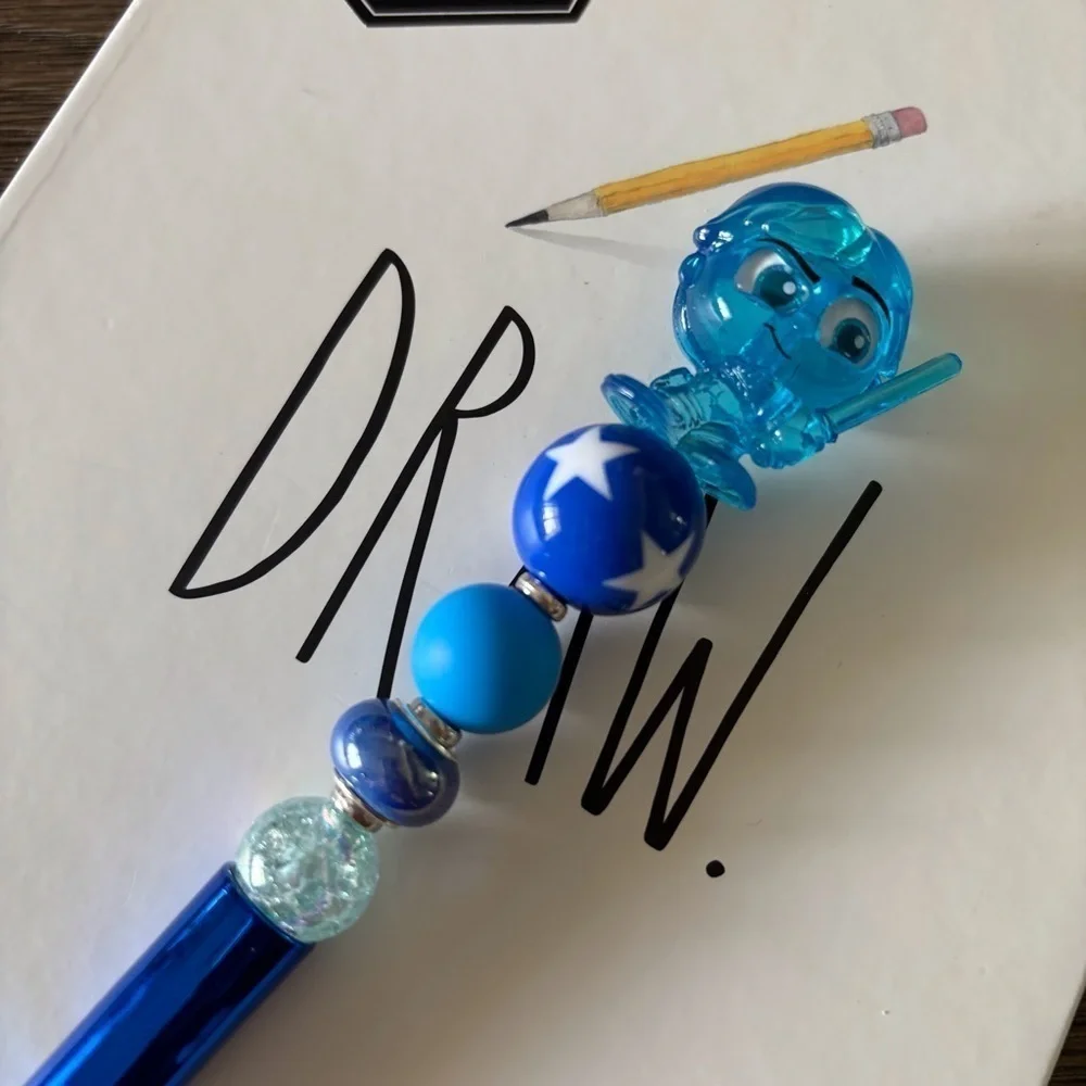 Disney Doorables: Star Wars: Luck Skywalker handmade beaded pen